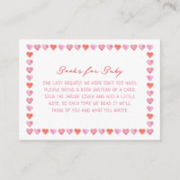 Libros para Baby Shower de Corazones Caprichosos p