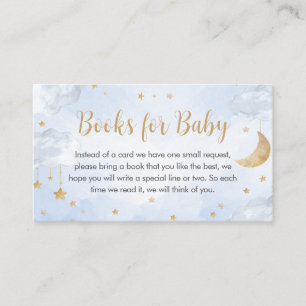 Tarjeta De Recepción Libros para Baby Shower de Twinkle Little Star par