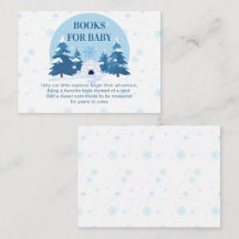 Libros para baby shower de un pequeño copo de niev