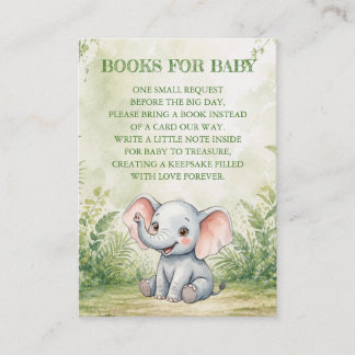 Tarjeta De Recepción Libros para Baby Shower de Wild One Baby