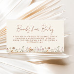 Tarjeta De Recepción Libros para Baby Wildflower Terracotta Baby Shower<br><div class="desc">Abran el espíritu de la naturaleza con nuestro inserto de Baby Shower Books for Baby Wildflower Terracotta. Desde el primer momento, anime a los clientes a que traigan un libro muy apreciado en lugar de una carta tradicional. Los cálidos tonos de terracota evocan una sensación de belleza natural, reflejando las...</div>