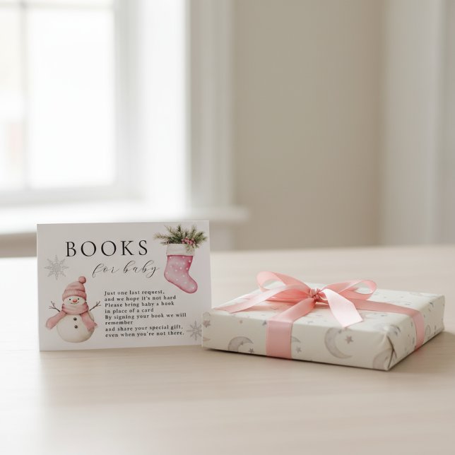 Tarjeta De Recepción Libros para bebé “Baby It’s Cold Outside” de muñec (Subido por el creador)