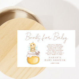 Tarjeta De Recepción Libros Para Bebé Cute Bumblebee Solicitar Ducha