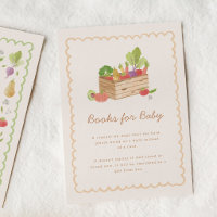 Libros para bebé de verduras del mercado de agricu