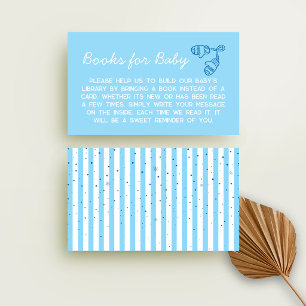 Tarjeta De Recepción Libros para bebé en baby shower de Après Bebe Aprè