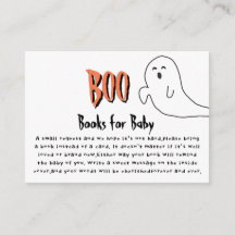 Libros para bebé en baby shower de fantasma lindo 