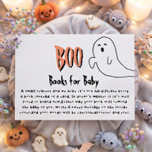 Libros para bebé en baby shower de fantasma lindo