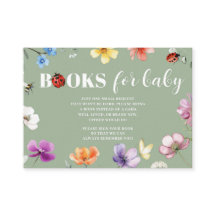 Libros para bebé en Baby Shower Wildflower Lovebug