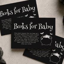 Libros para bebé en la Baby Shower de Halloween de
