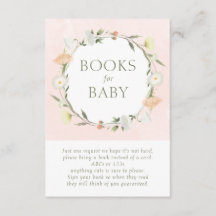 Libros para bebé en la ducha Baby In Bloom