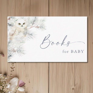 Tarjeta De Recepción Libros para bebé en la ducha de bebé Es frío afuer