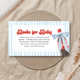 Tarjeta De Recepción Libros para bebé en la fiesta de Baby Shower She's