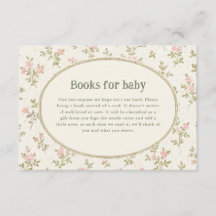 Libros para bebé en la fiesta de bienvenida floral