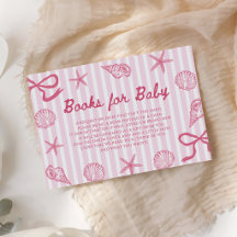 Libros para bebé niña con concha rosa para baby sh