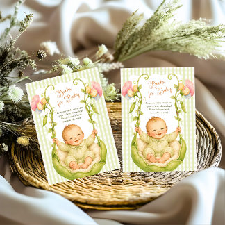 Tarjeta De Recepción Libros para Bebé Pea Pod Swing de Sweet Pea