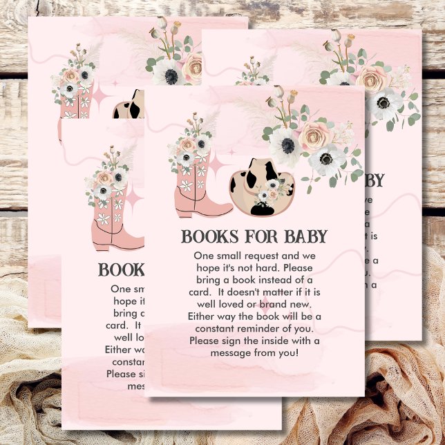 Tarjeta De Recepción Libros Para Bebé Saddle Arriba Tema De Nova Occide (Subido por el creador)
