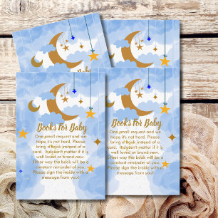 Tarjeta De Recepción Libros Para Bebé Twinkle Twinkle Tema De La Estrel