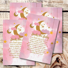 Tarjeta De Recepción Libros Para Bebé Twinkle Twinkle Tema De La Estrel