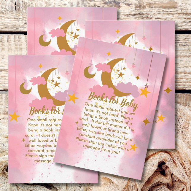 Tarjeta De Recepción Libros Para Bebé Twinkle Twinkle Tema De La Estrel (Subido por el creador)