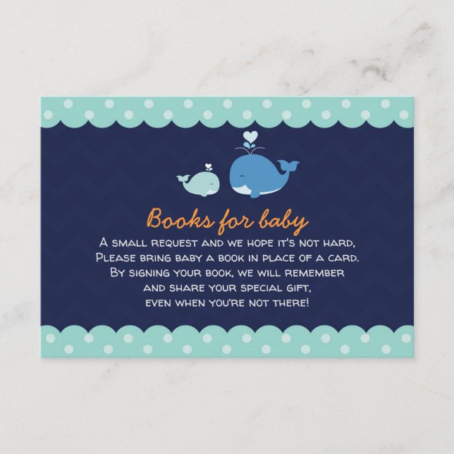 Tarjeta De Recepción Libros para bebés (Anverso)