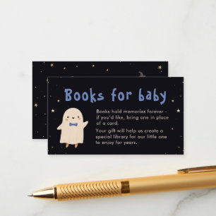 Tarjeta De Recepción Libros para bebés adoran fantasmas de Halloween