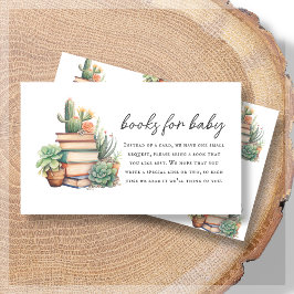 Tarjeta De Recepción Libros para bebés | Baby Shower temática del libro