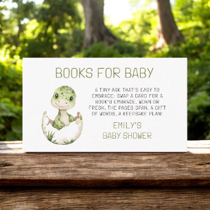 Tarjeta De Recepción Libros Para Bebés Cute Dinosaurios Ducha De Agua