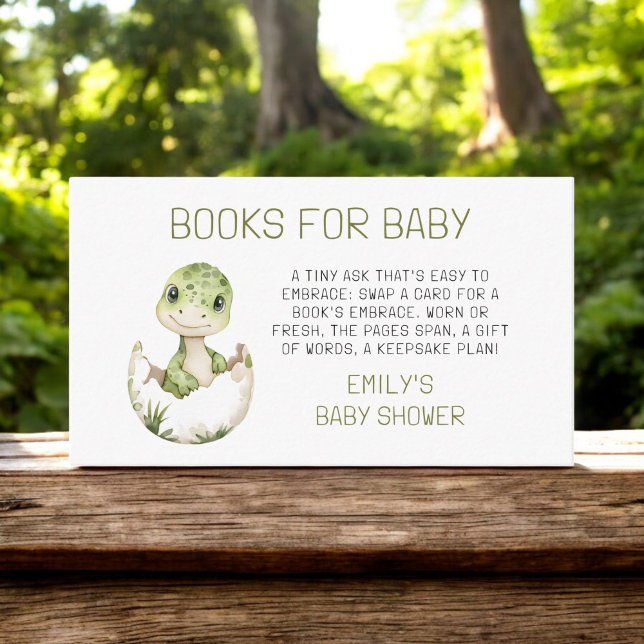 Tarjeta De Recepción Libros Para Bebés Cute Dinosaurios Ducha De Agua (Subido por el creador)
