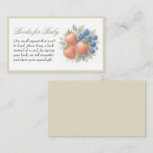 Libros para bebés de fresa y arándano para bebés