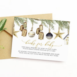 Tarjeta De Recepción Libros para bebés de Navidades de invierno