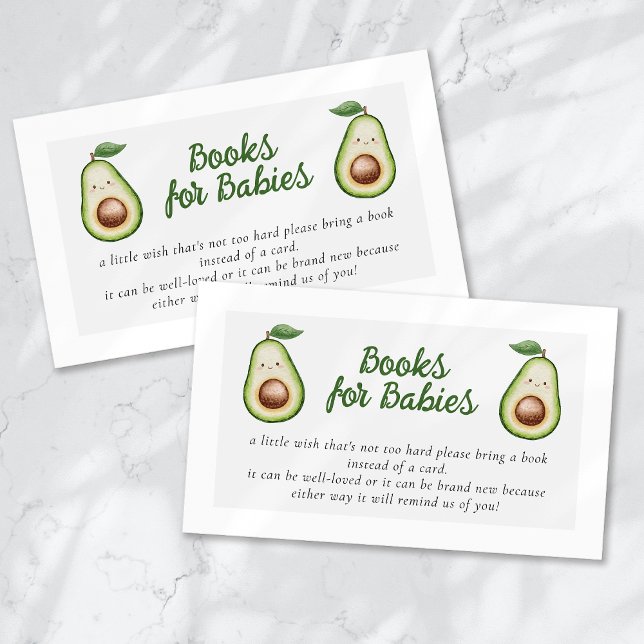 Tarjeta De Recepción Libros para bebés gemelos Guacamole (Subido por el creador)