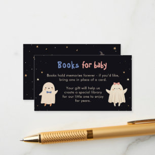 Tarjeta De Recepción Libros para bebés Halloween Fantasmas género revel