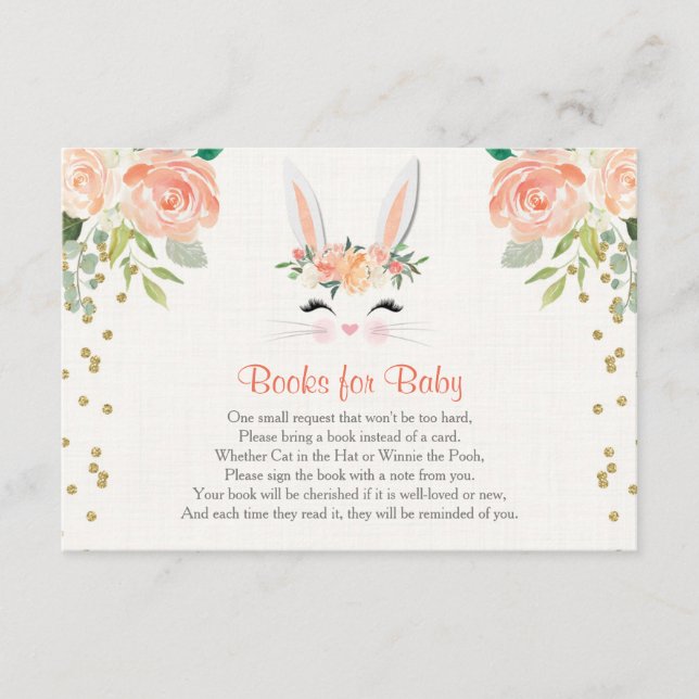 Tarjeta De Recepción Libros para bebés, insertos de pedidos de libros d (Anverso)