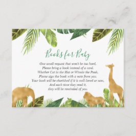 Tarjeta De Recepción Libros para bebés, insertos de solicitud de libro