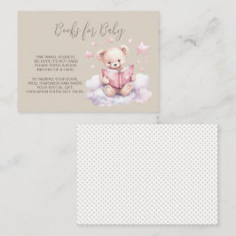 Tarjeta De Recepción Libros Para Bebés - Libro De Lectura De Osos De Te