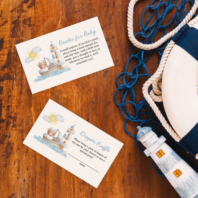 Tarjeta De Recepción Libros Para Bebés Náuticos De Agua De Oso (Subido por el creador)