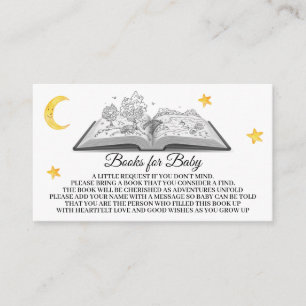 Tarjeta De Recepción *~* Libros para bebes pop libro Stars Moon