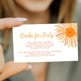 Tarjeta De Recepción Libros para bebés traer un libro soleado ducha beb