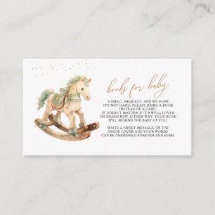 Tarjeta De Recepción Libros para Caballo Rocante Infantil