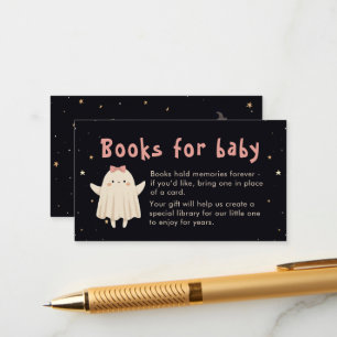 Tarjeta De Recepción Libros para chicas guapísimas fantasmas de Hallowe