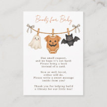 Libros para el baby shower de Halloween de Little