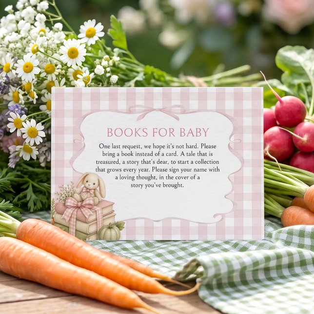 Tarjeta De Recepción Libros para el bebé Cumpleaños de bebé Localmente  (Subido por el creador)