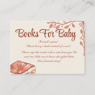 Tarjeta De Recepción Libros para el bebé italiano postre Café Europeo