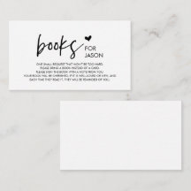 Libros para el bebé, Modern Minimalism Black font