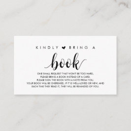 Tarjeta De Recepción Libros para el bebé, moderno y bonito enclo de esc