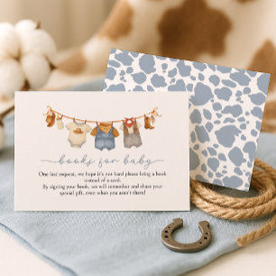 Tarjeta De Recepción Libros para el bebé para la fiesta de Baby Pequeño