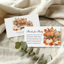 Libros para el bebé Tema de calabaza de otoño para