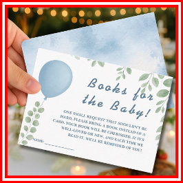 Tarjeta De Recepción Libros Para El Juego De La Fiesta De Bebé Globo Eu