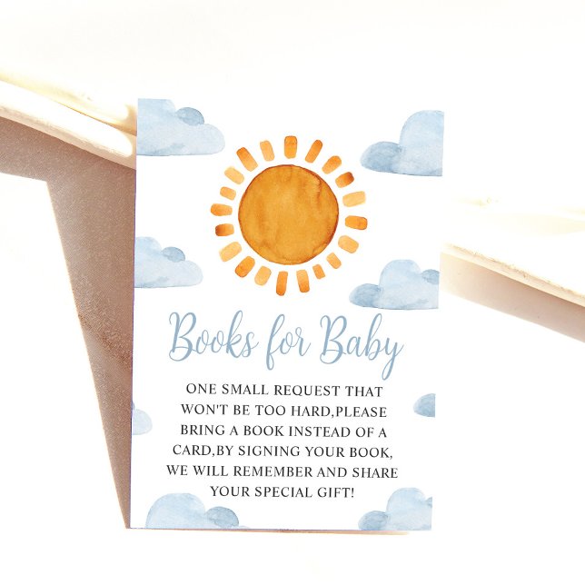 Tarjeta De Recepción Libros Para El Sol Y Las Nubes Para El Bebé (Subido por el creador)