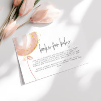 Libros para globo rosa bebé es un Baby Shower Chic